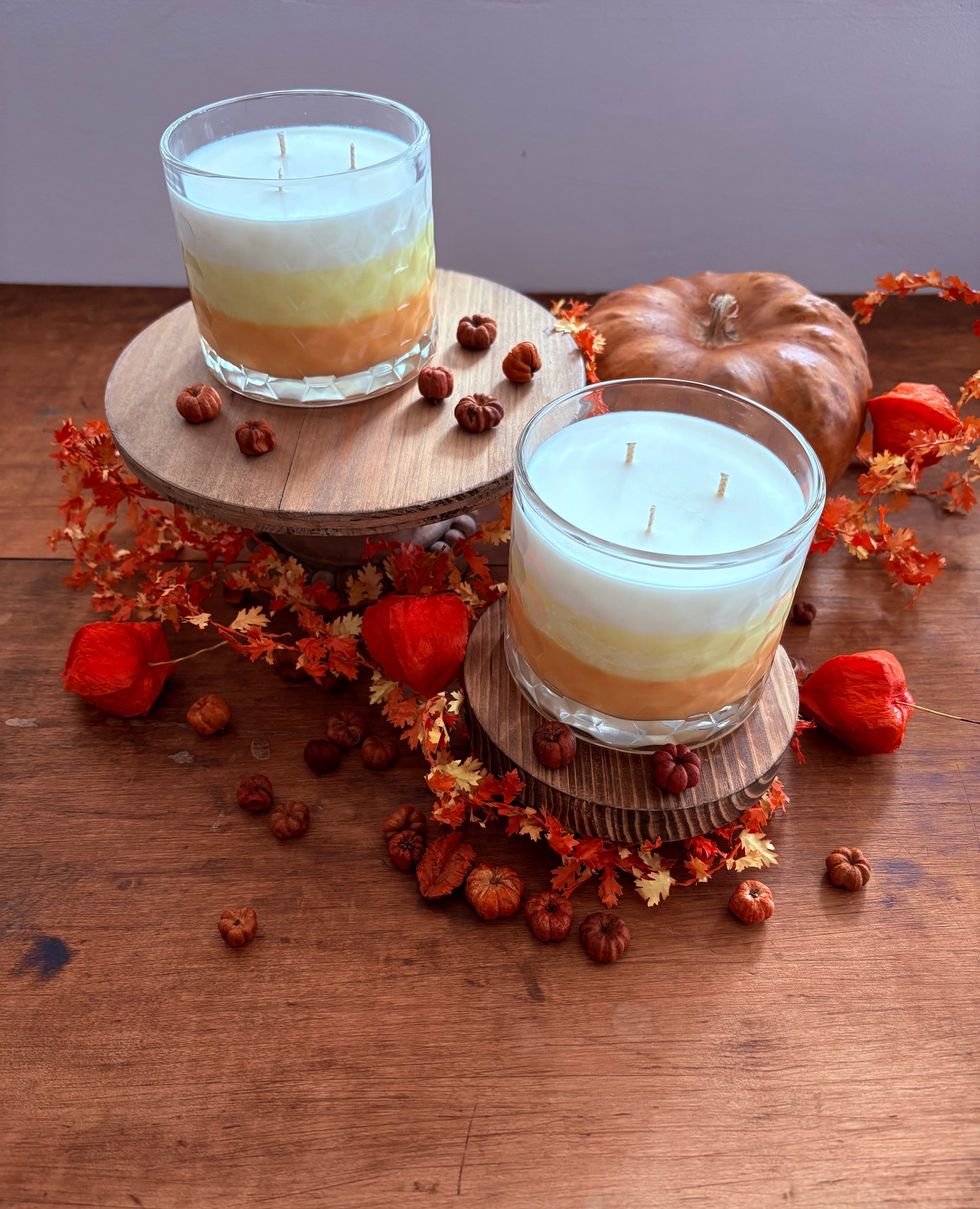 Candy Corn Candle