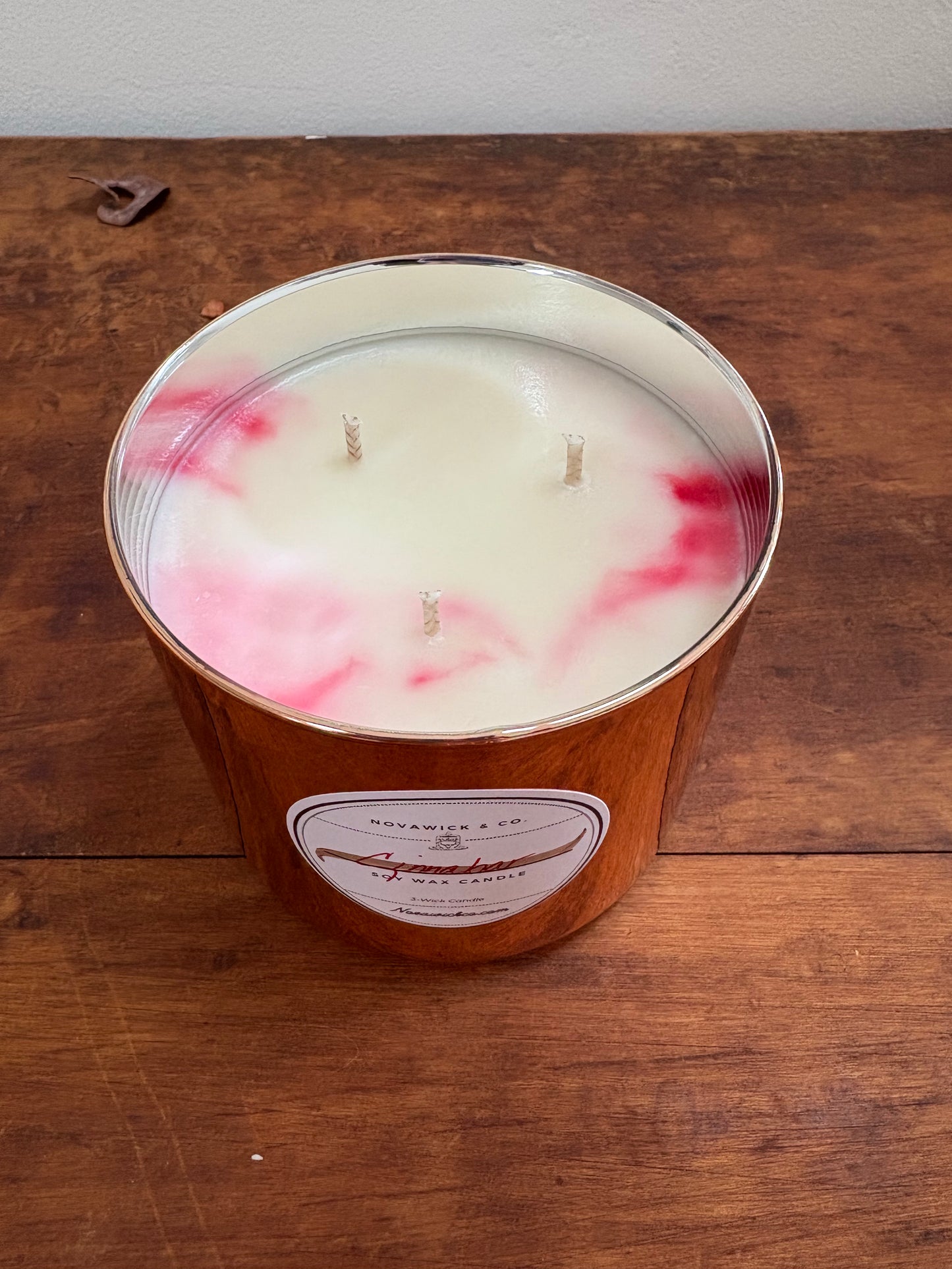 Cinnabar 3-Wick