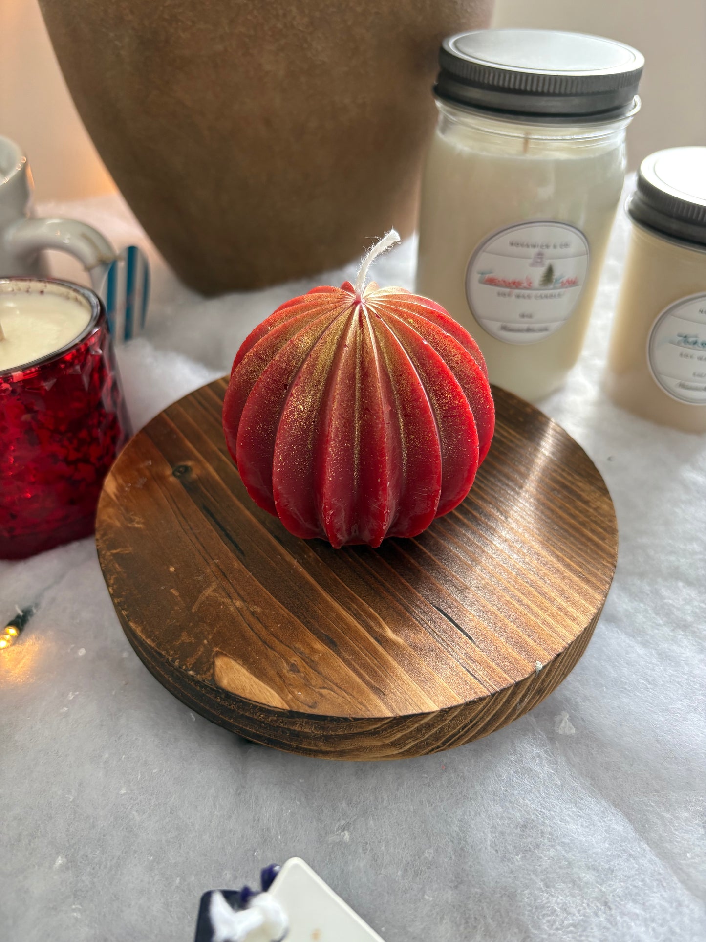 Holiday Pillar Candles