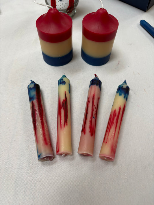 Independence Day Taper & Pillar Candles