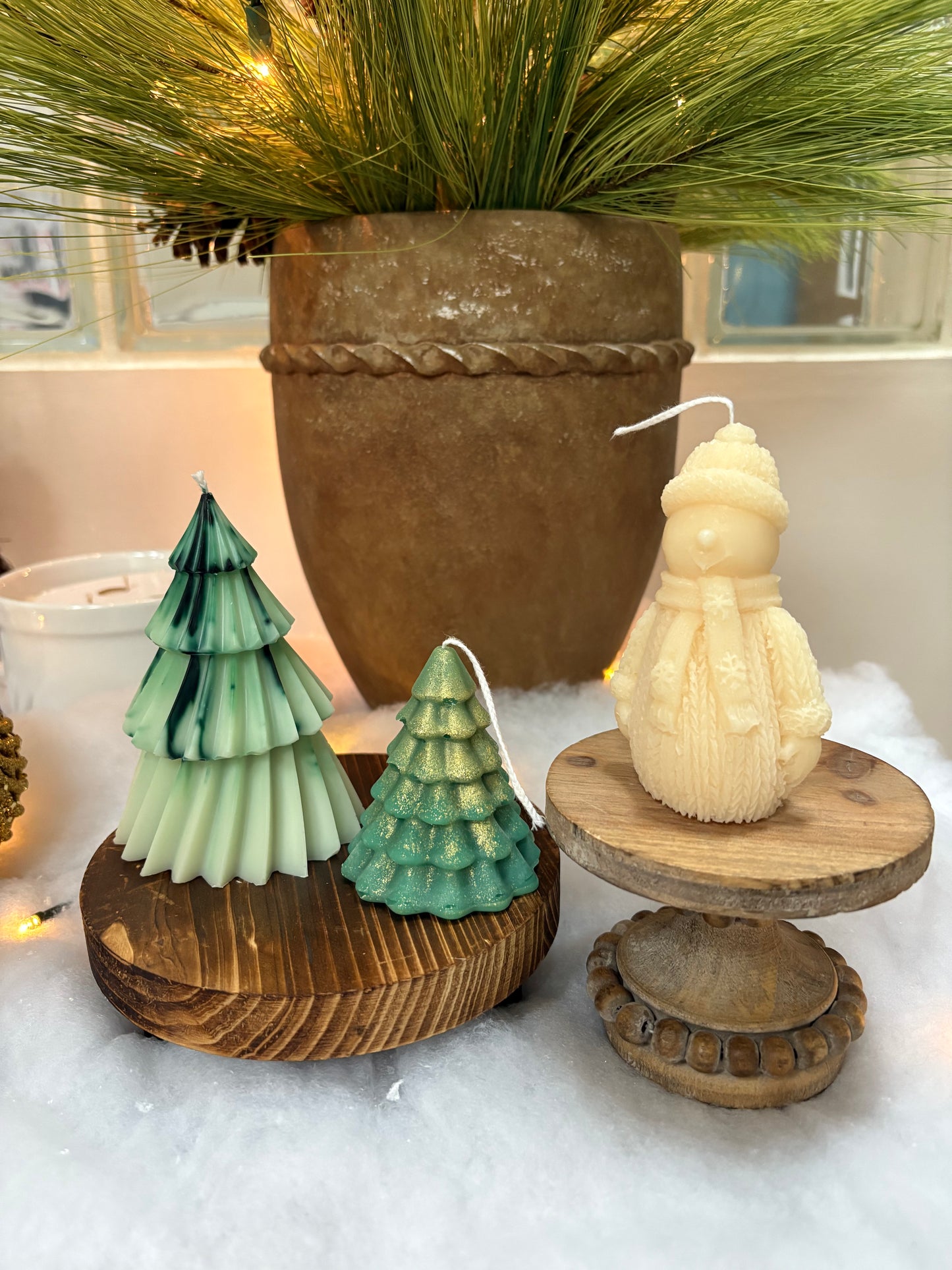 Holiday Pillar Candles