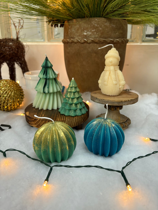 Holiday Pillar Candles