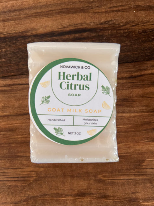 Herbal Citrus Goat Milk Soap