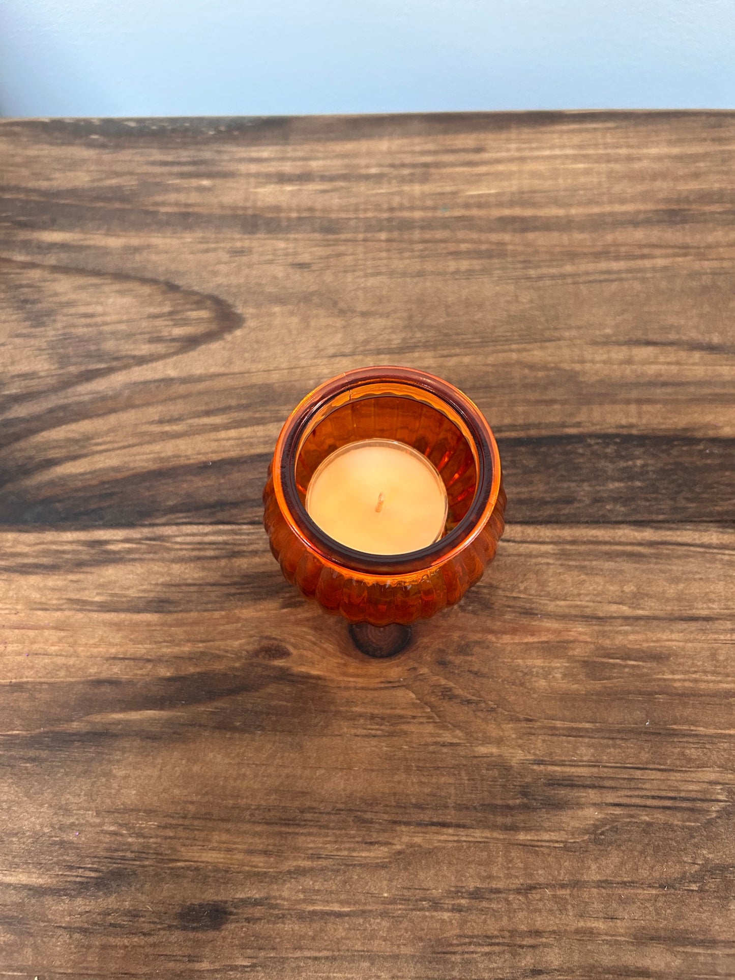 Pumpkin Round Tea Light Holder