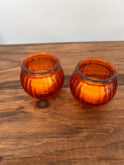 Pumpkin Round Tea Light Holder