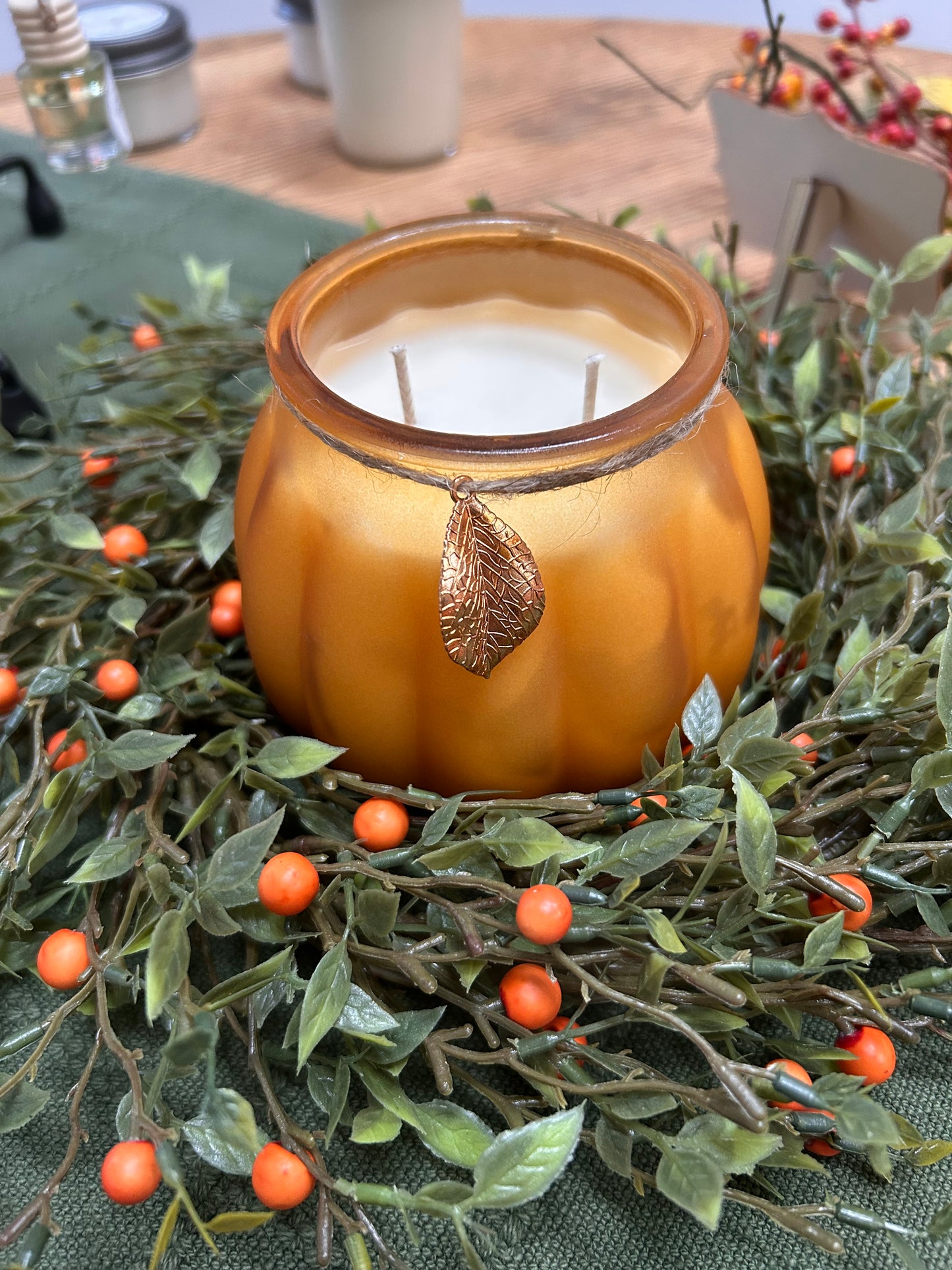 20oz Forest Fog Leaf Jar