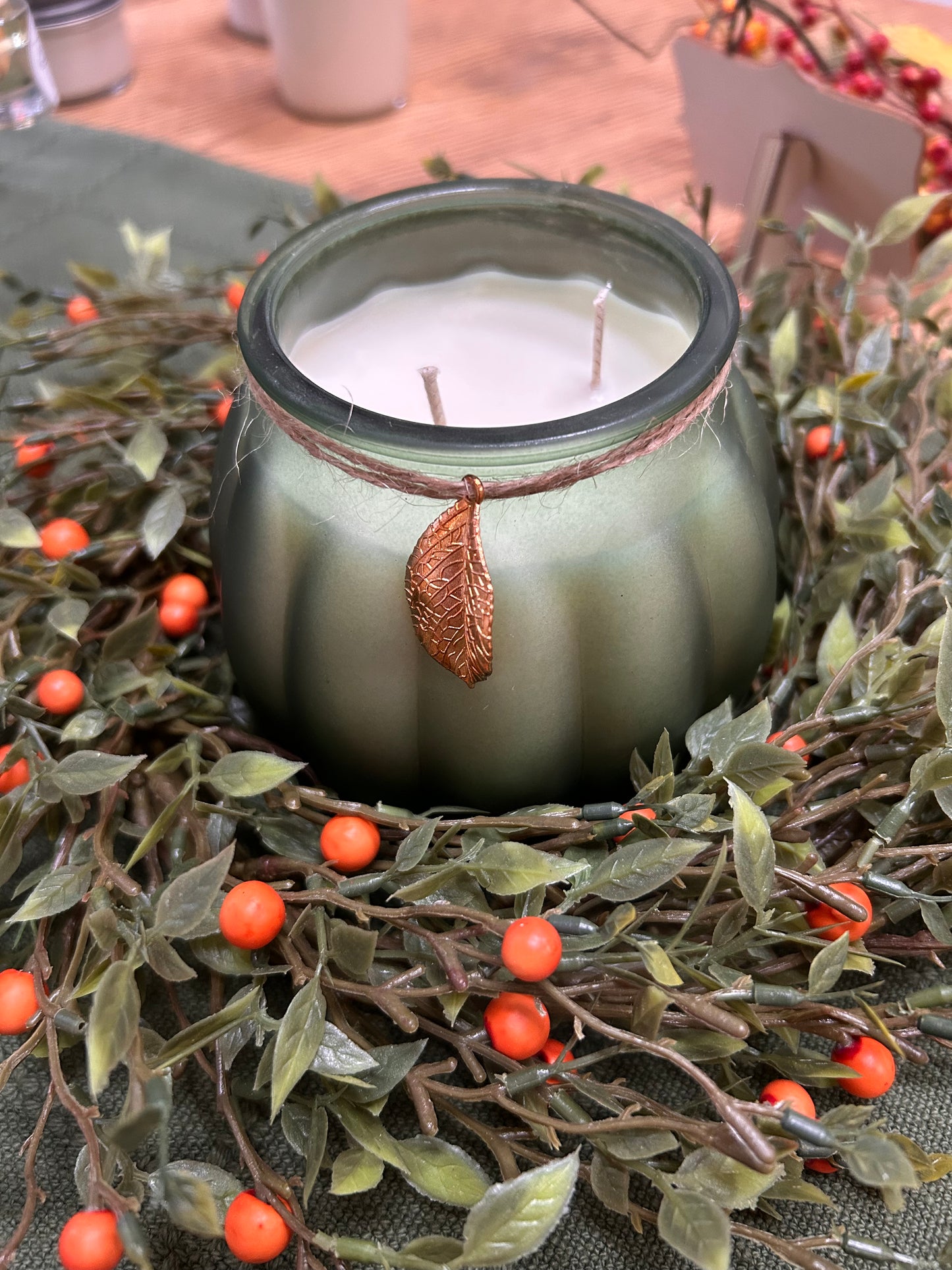 20oz Forest Fog Leaf Jar