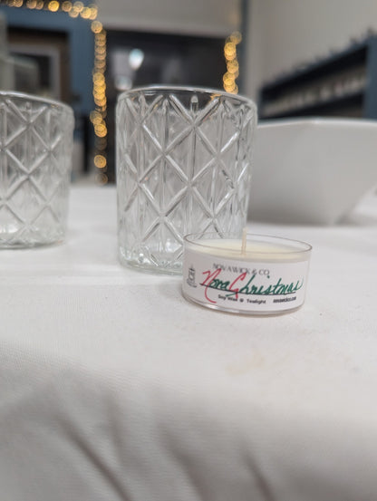 Clear Tea light Holder